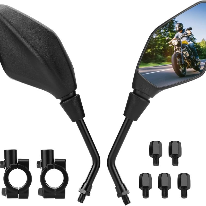 Motorbike Rear View Mirrors with M8/M10 Bolts
